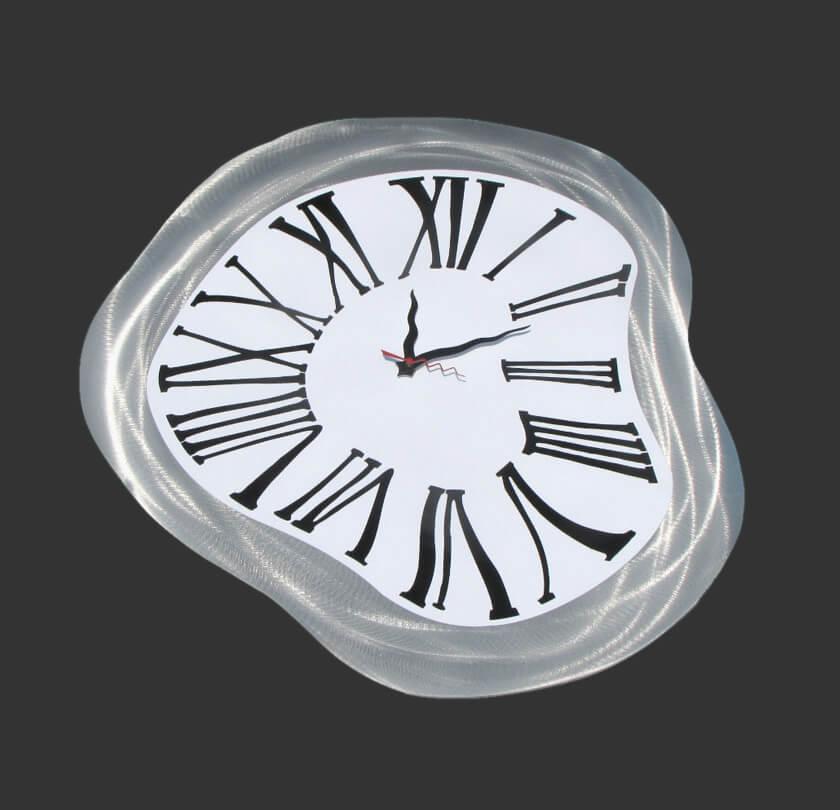 melted wall clock large
