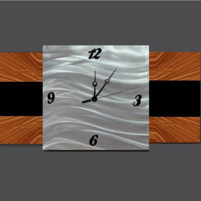 clock bronze metal design