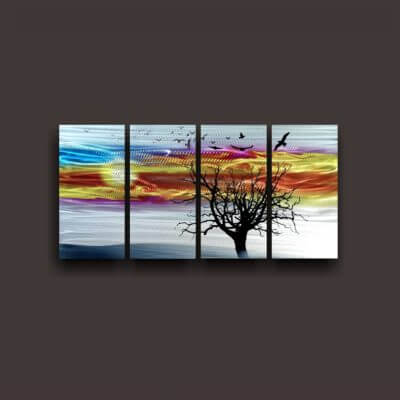 metal tree wall art