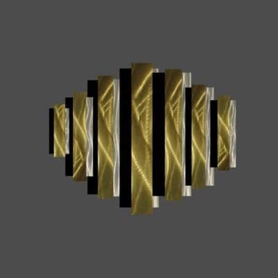 Metal Gold Sculpture