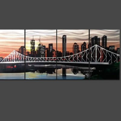 Brisbane City Story Bridge Art