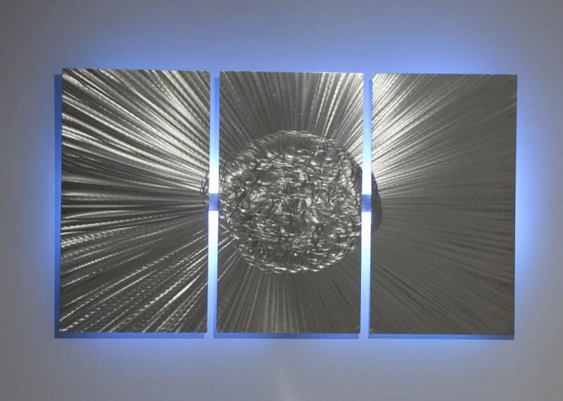 Meteor Led Wall Art Metalistik Metal Led Artwork