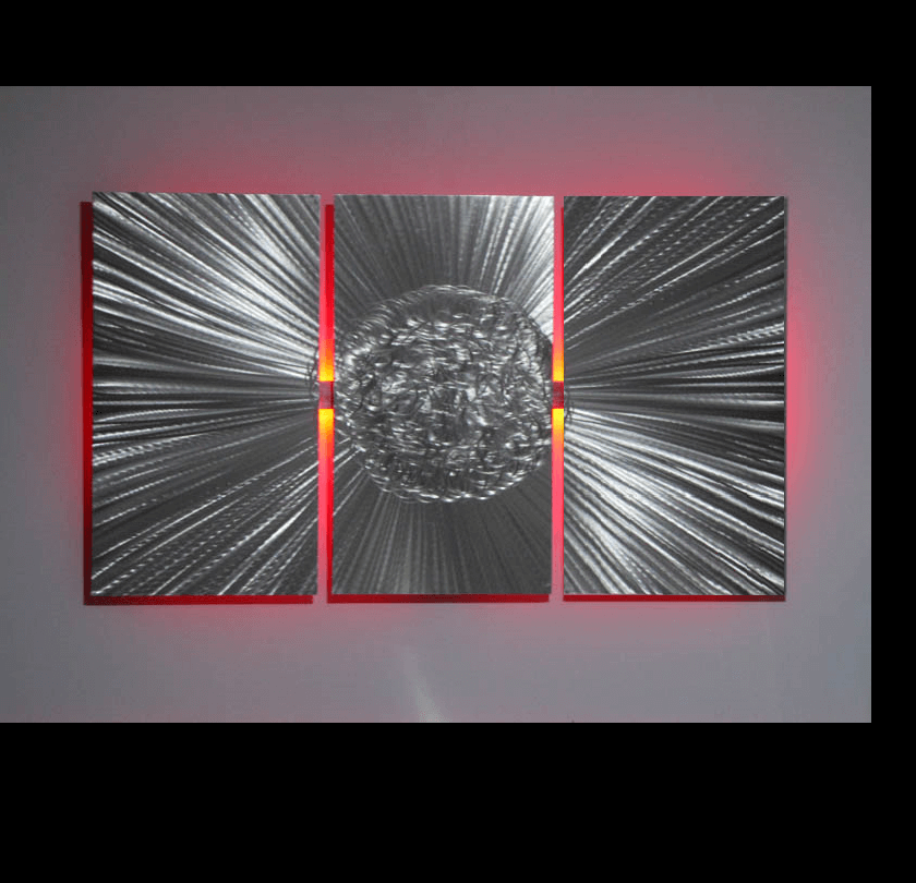 Meteor LED Wall Art - Metalistik Metal Wall Art