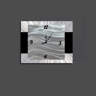 Clock modern metal art