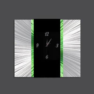 metal art decor clock