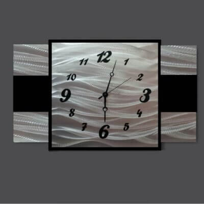 metal clock art design