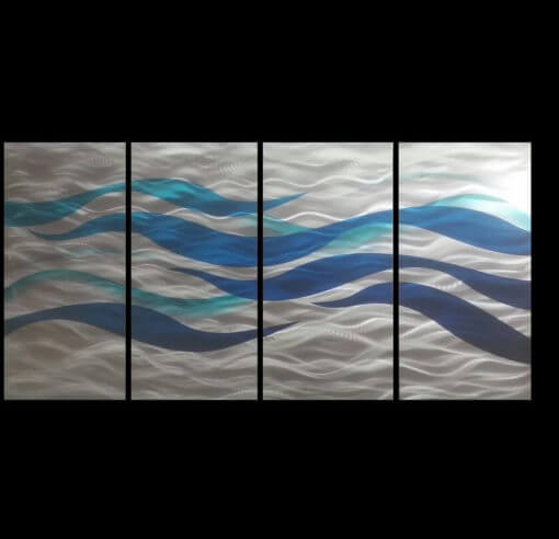 Blue Waves Wall Art Design Modern And Stylish Wall Art ...