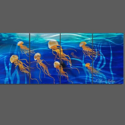 Jelly fish wall art design
