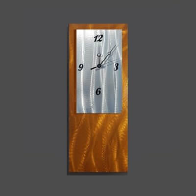 Bronze wall clock design